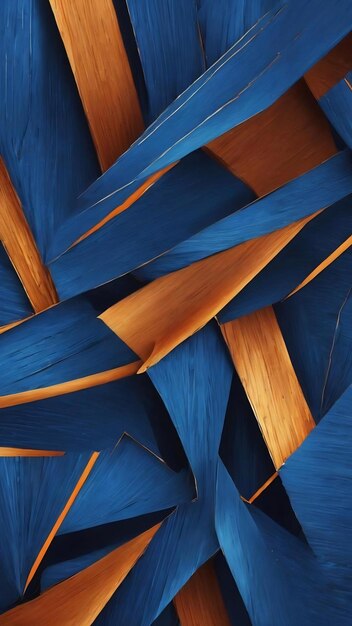 Blue modern abstract pattern