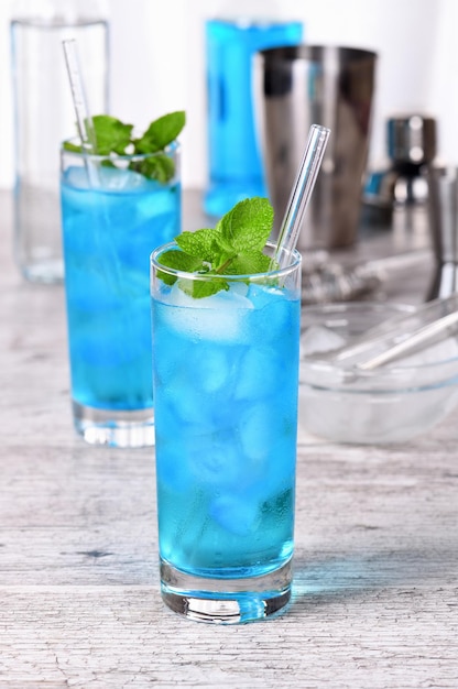 Blue Mojito Blue Curacao