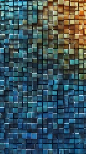 Blue mosaic abstract texture background pattern backdrop of gradient wallpaper