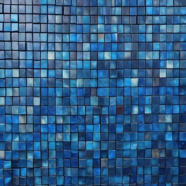 青いモザイク 抽象的なテクスチャ 背景のパターン 背景の壁紙