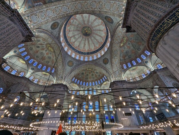 Blue Mosque in Istanbul from the inside