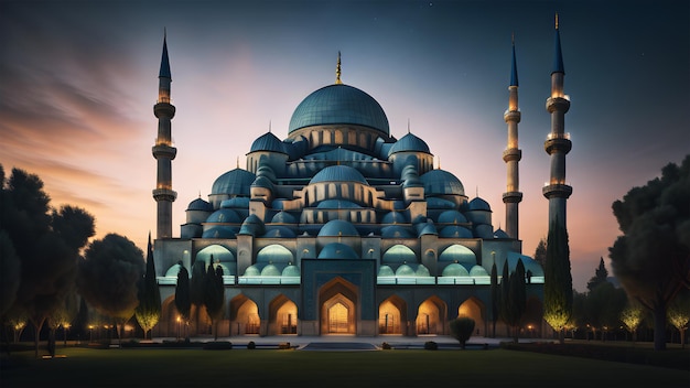 A blue mosque in istanbul