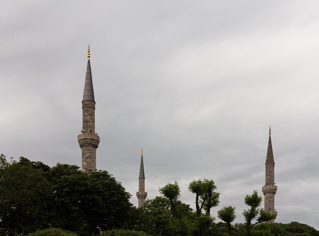 Blue Mosque minarets Istanbul