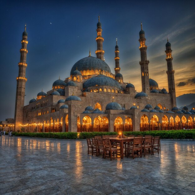 Photo blue mosque