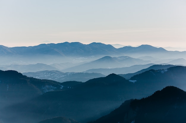 Blue mountains uitzicht vanaf de top