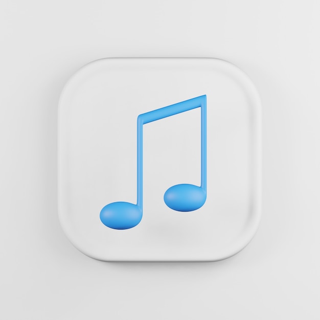 Blue musical note icon