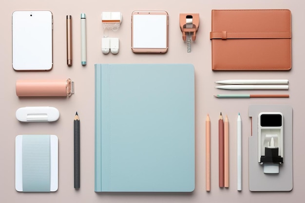 a blue notebook with a white book that says " travel ".