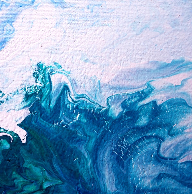 blue ocean Abstract oil painting 