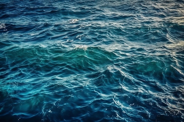 A blue ocean