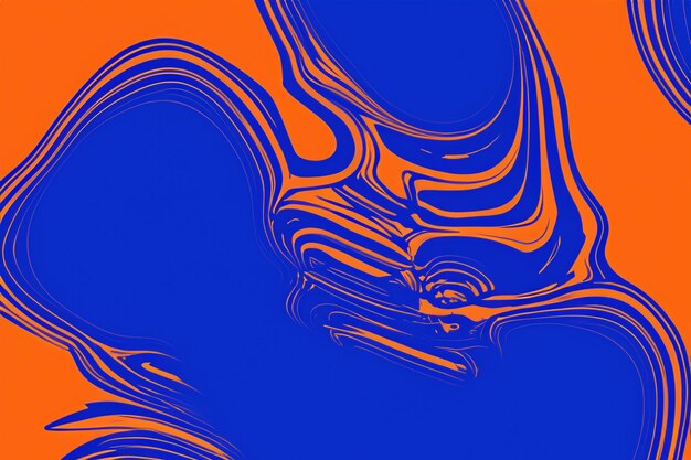 blue and orange abstract background