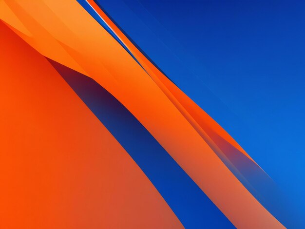 A blue and orange background ai generated