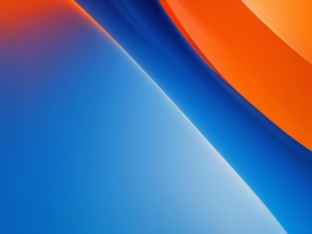 A blue and orange background ai generated