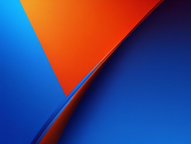 A blue and orange background ai generated