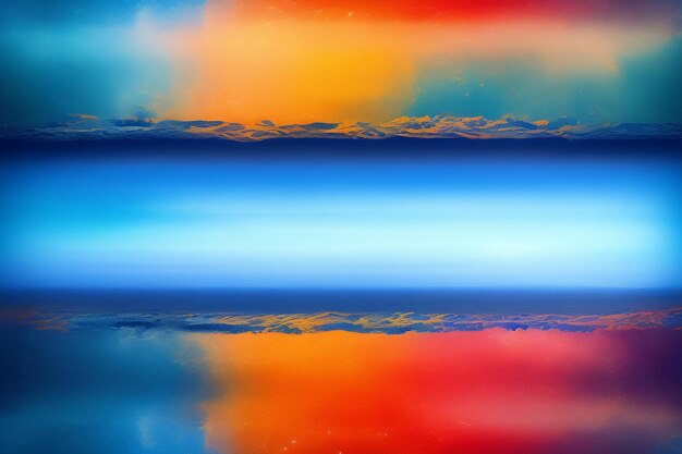 A blue and orange background with a blue and orange background.