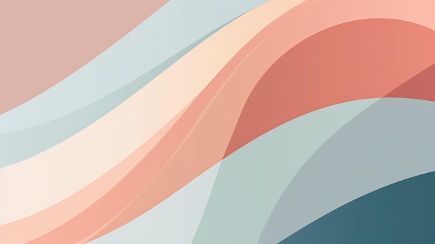 A blue and orange background with a wavy pattern.