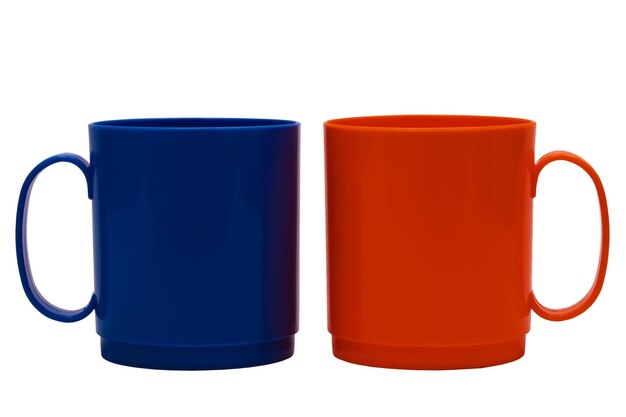 Blue and orange mug