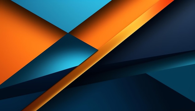 Blue and orange wallpaper with a blue background and a black background