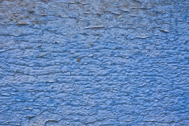 blue paint abstract vintage background, wooden old peeling surface