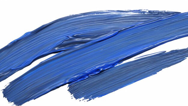 Photo blue paint brush design