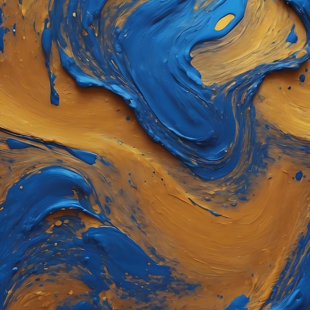 Blue paint textured background aesthetic diy experimental art