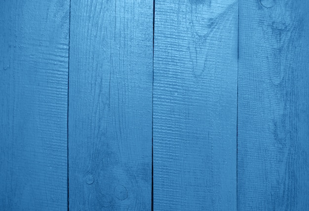 Blue painted wooden background