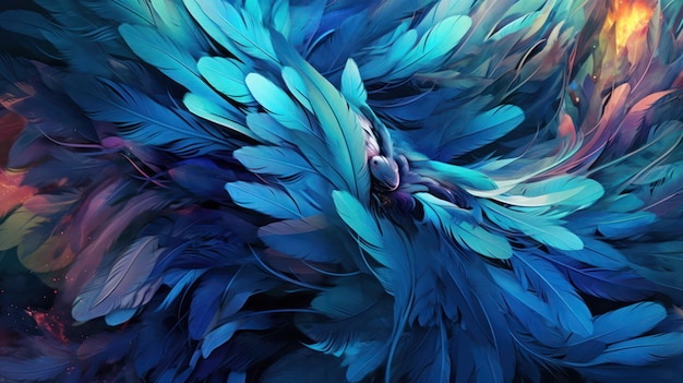 Blue parrot wallpapers for iphone and android.