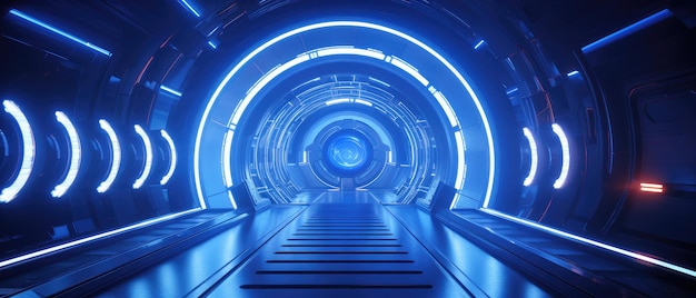 Синяя космическая перспектива научная фантастика фоновый материал