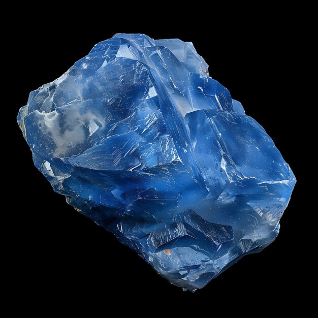 Photo a blue piece of material that is called quartz