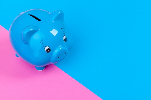 Blue Piggy Bank Illustration Graphic by lizstudio · Creative Fabrica