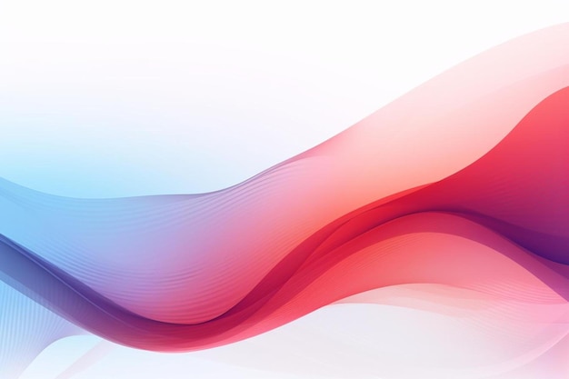 a blue and pink abstract background with waves