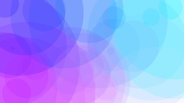 Blue and pink background with a blue circle