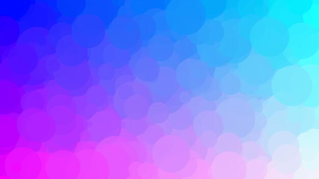 Blue and pink background with a circle of light