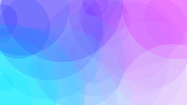 A blue and pink background with a circle pattern