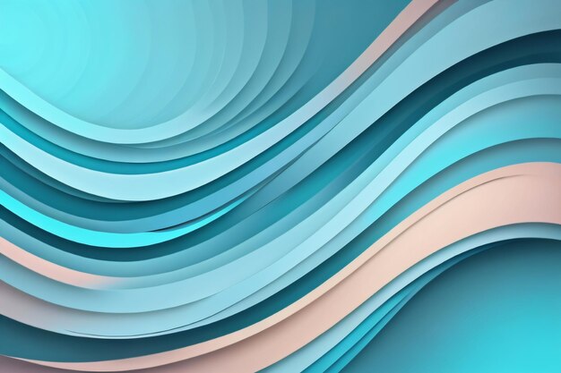 A blue and pink background with a wavy pattern.