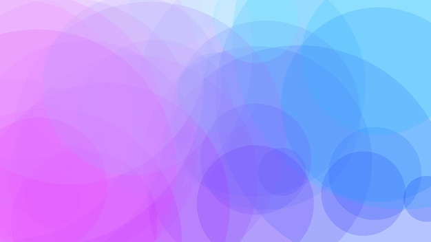 Blue and pink circles with a pink background