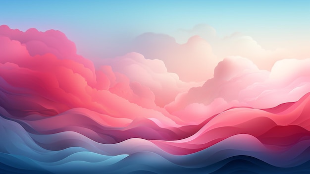 blue and pink gradient background