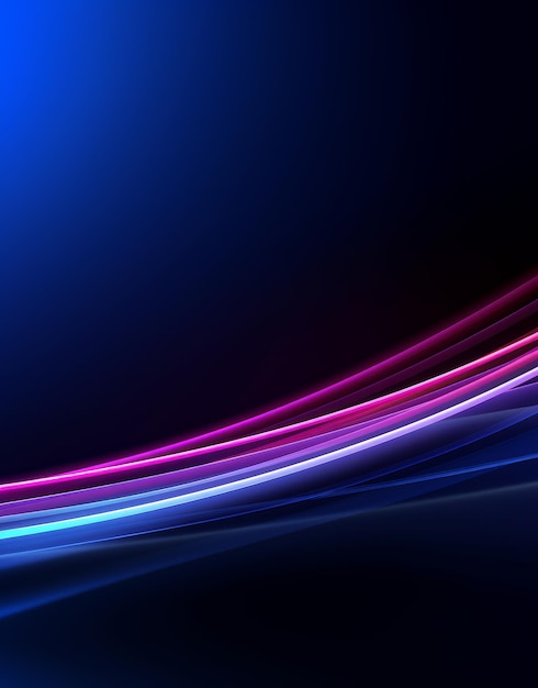 синий и розовый свет на темно-синем фоне генеративный ИИ