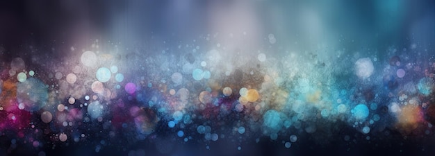 Blue pink and purple bokeh background Whimsical colorful dreamscapes Generative AI