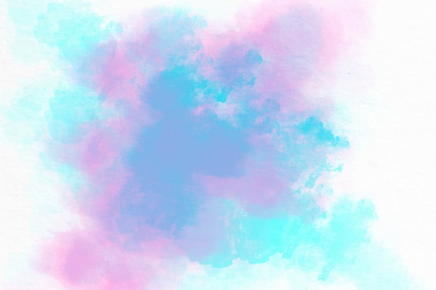 青ピンクの水彩アクリル手描きの背景
