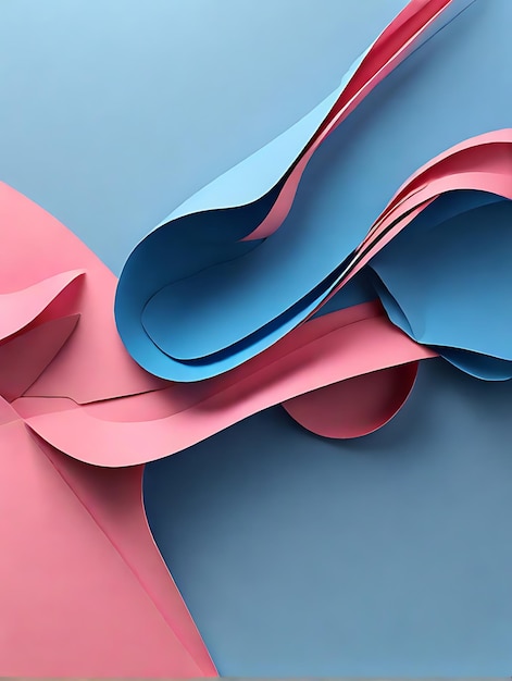 синяя и розовая бумага художественная бумага фона перекрывается