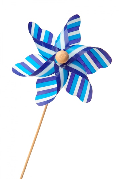 Blue pinwheel