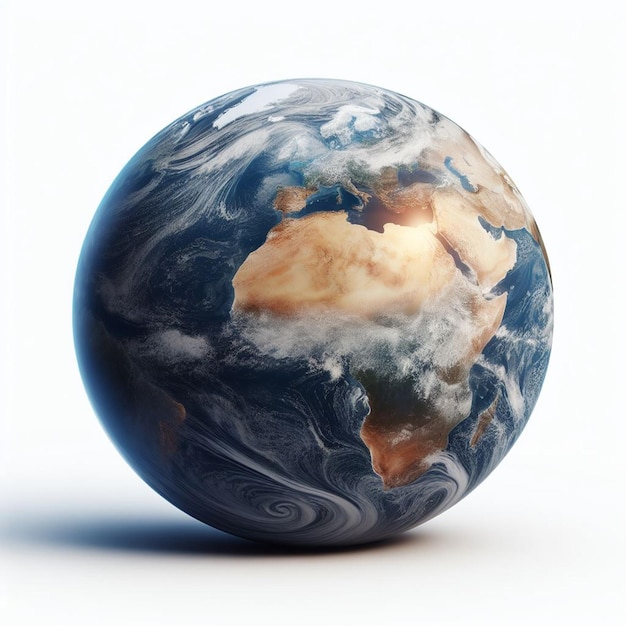 Blue Planet Earth Globe Universe Vector Art Illustration Avatar Icon Wallpaper Pic Emoji Emoticon