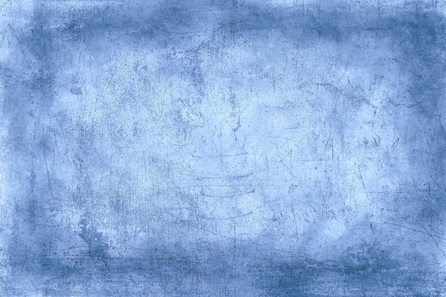 Photo blue plaster background / abstract cold vintage background old concrete texture