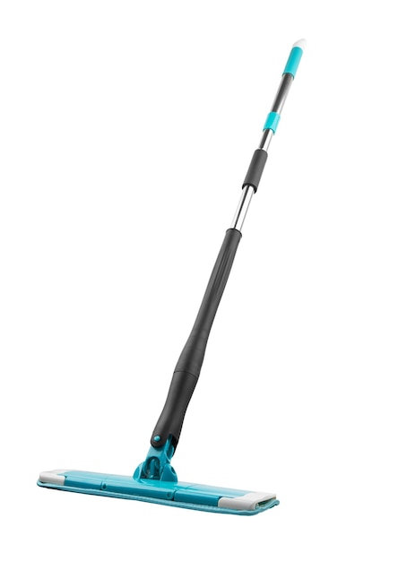 Blue plastic mop