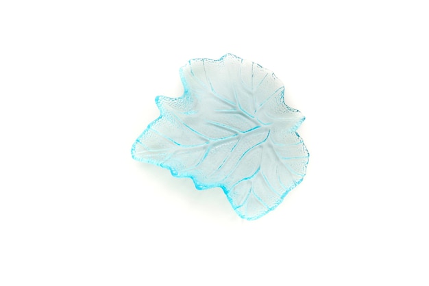 The blue plate as a leaf