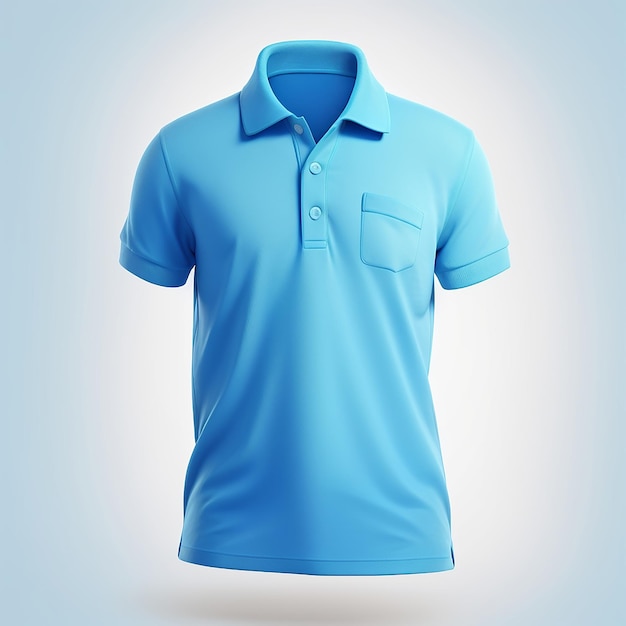 Premium AI Image | blue polo shirt Background Blur Gradient