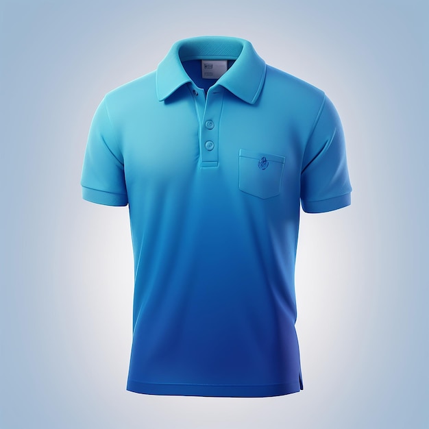 Premium AI Image | blue polo shirt Background Blur Gradient