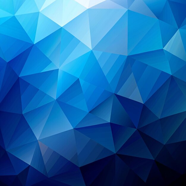 Photo blue polygon background