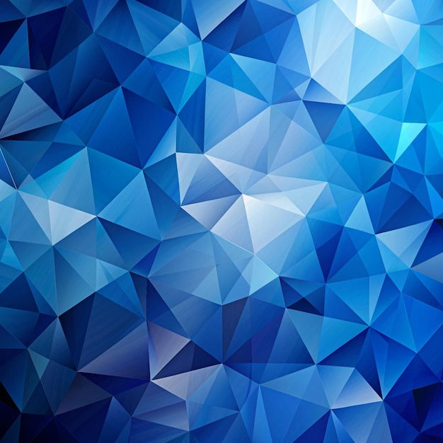 Blue polygon background