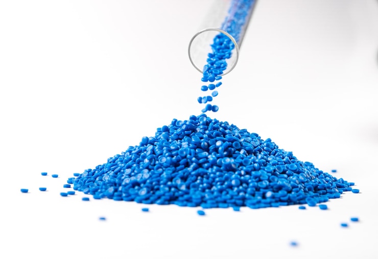 Photo blue polymer  chemical laboratory chemical petrochemical and petroleum technology industry business